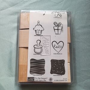 Stampin' Up! Two-Step Stampin Little Layers, Plus New In Box Stamps